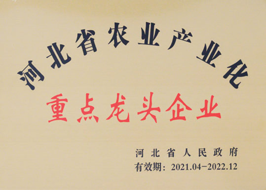 河北省农业产业化重点龙头企业